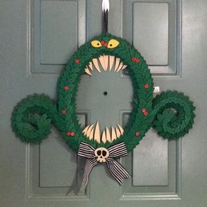 Nightmare Before Christmas Scary Wreath